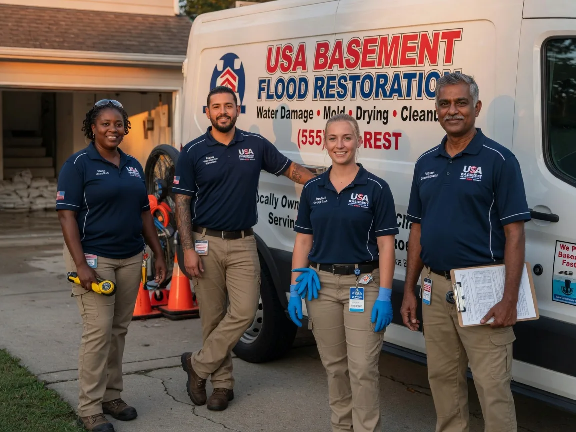 Basement Flood Cleanup company in Wild Rose, WI