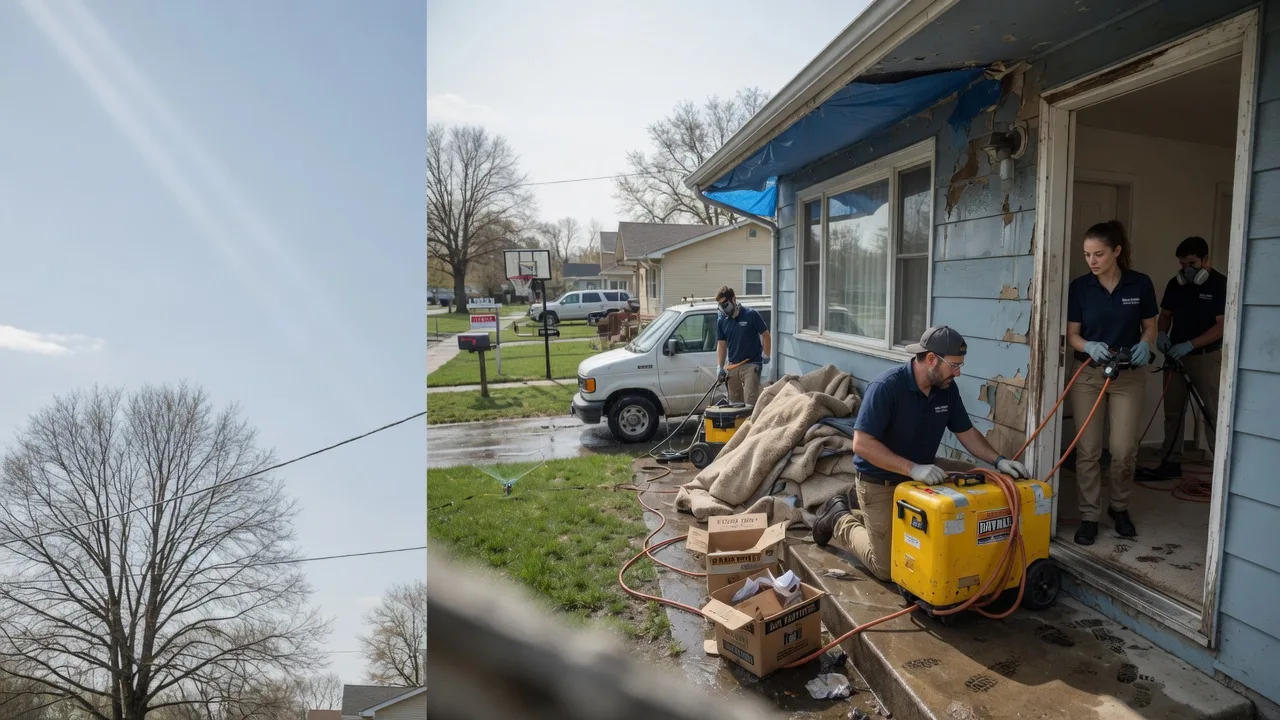 Basement Flood Cleanup in Wild Rose, WI near me